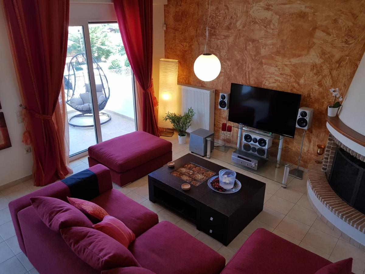 'Seaside Paradise' Elegant Apartment In Nea Makri Exterior foto